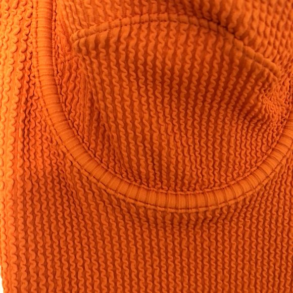 High Leg Textured One Piece Size M - Picture 3 of 6